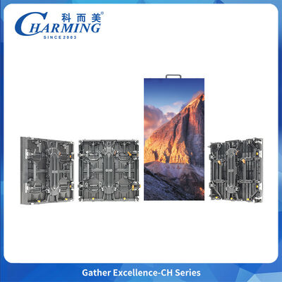CH-H ตู้ LED ขอบตรงกลางแจ้ง P3.91 4000nits IP65 การบำรุงรักษาด้านหลังด้านหน้าสำหรับเช่า